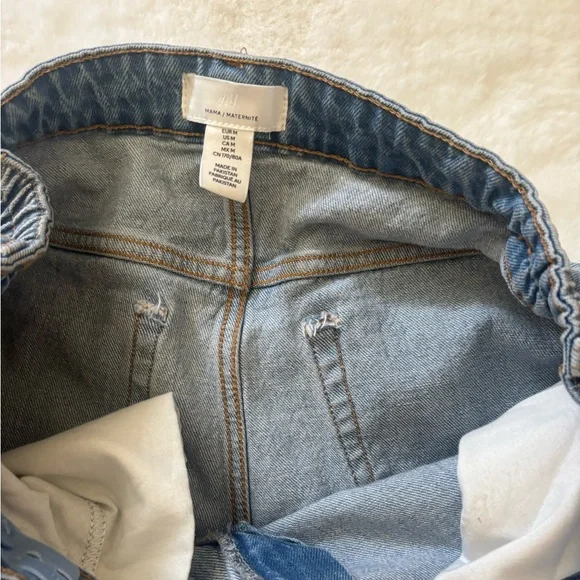 H&M Light Blue Wide Leg Jeans Maternity jeans - Picture 7 of 14